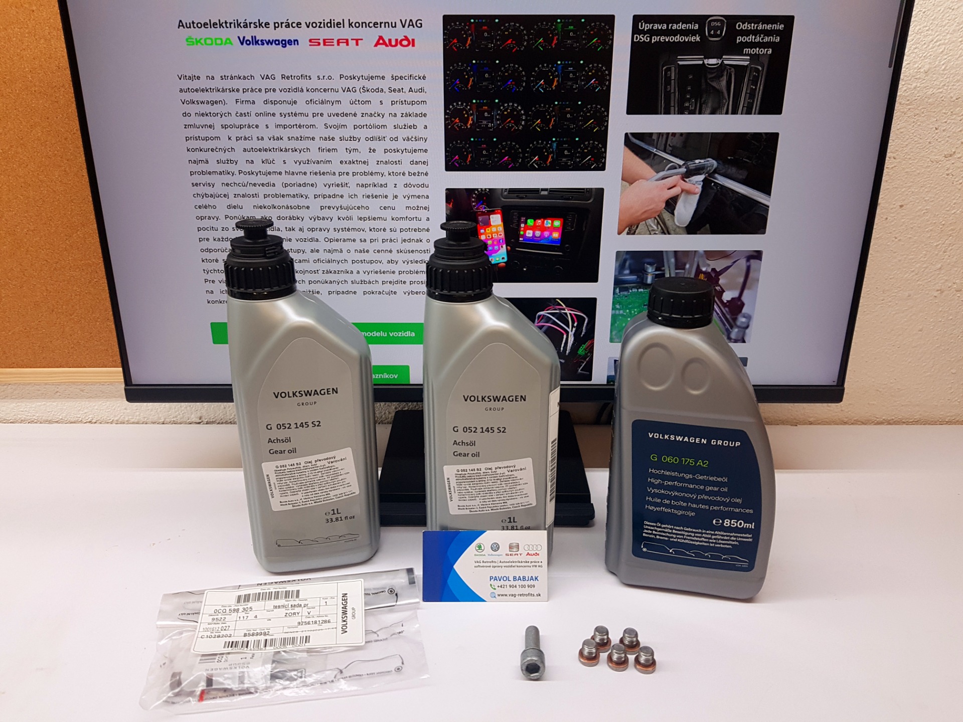 Potrebný materiál pre túto výmenu