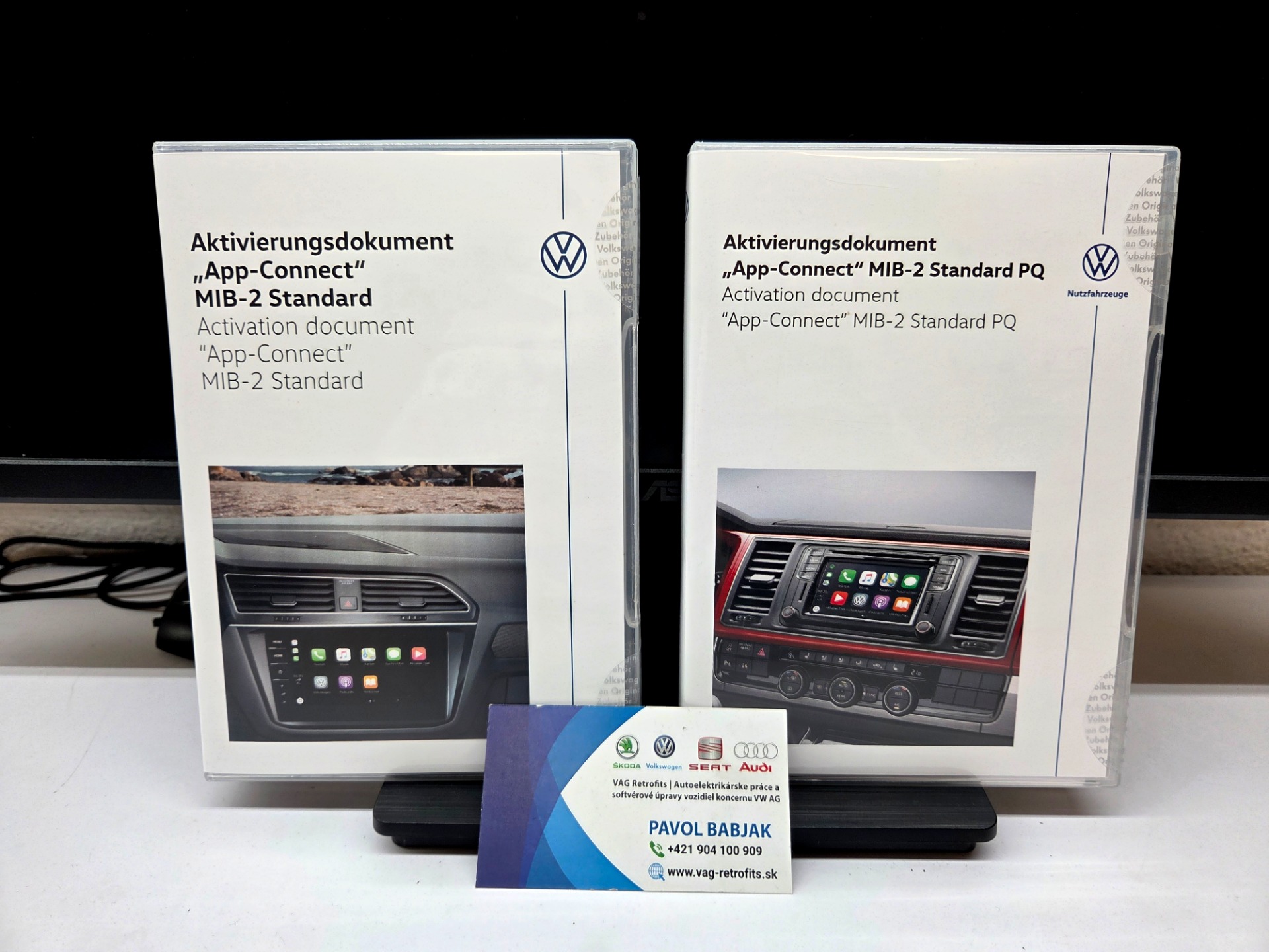 Aktivačné dokumenty Volkswagen